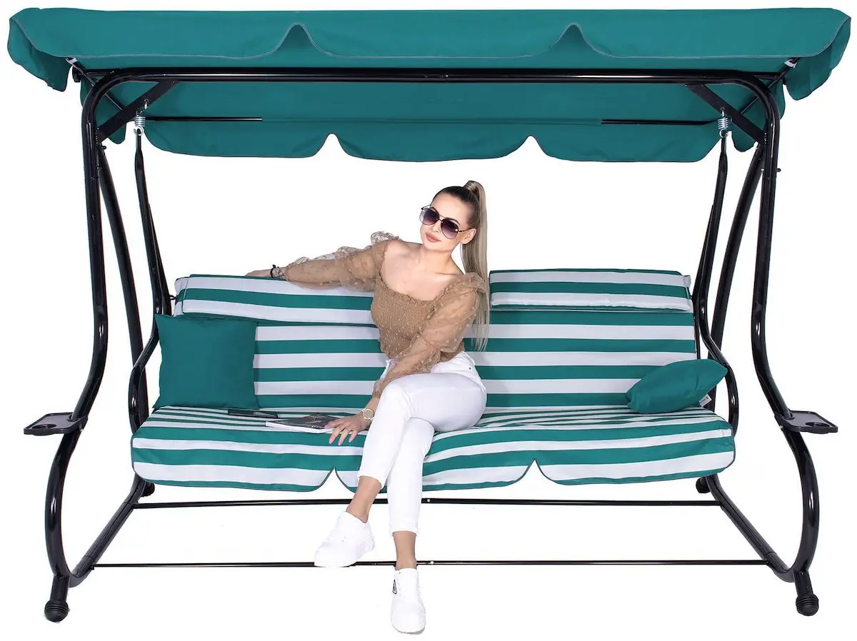 Leagan de gradina Springos GS0024 (Blue/White) - 8