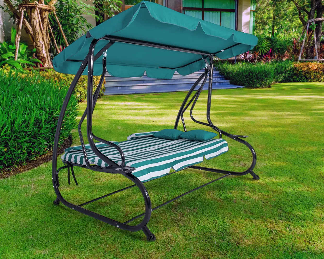 Leagan de gradina Springos GS0024 (Blue/White)