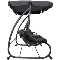 Leagan de gradina Springos GS0026 cu plasa antimosciti (Dark Gray) Thumb