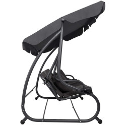 Leagan de gradina Springos GS0026 cu plasa antimosciti (Dark Gray) Thumb