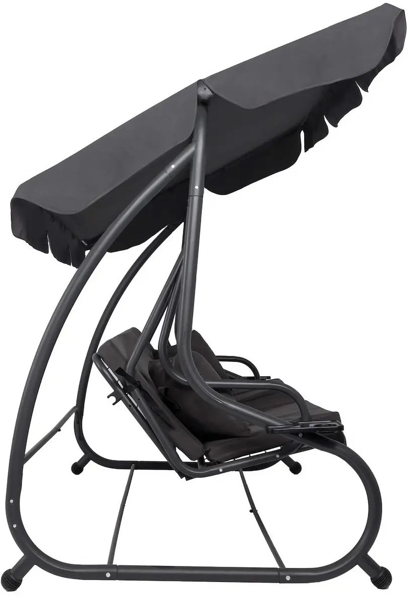 Leagan de gradina Springos GS0026 cu plasa antimosciti (Dark Gray) - 9