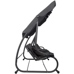 Leagan de gradina Springos GS0026 cu plasa antimosciti (Dark Gray) Thumb