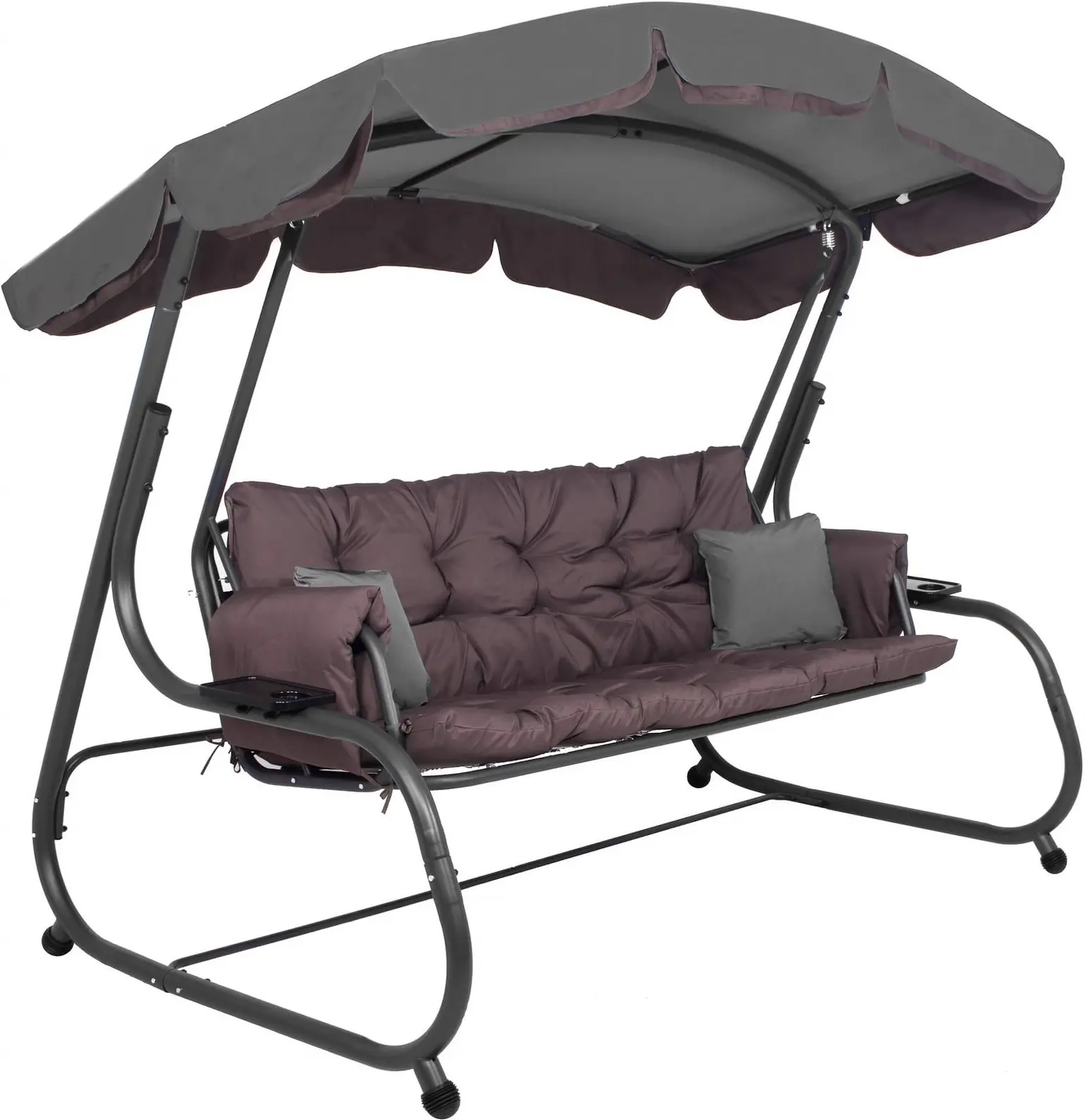 Садовые качели Springos GS0032 (Brown/Gray) - 2