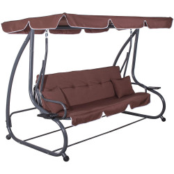 Садовые качели Springos Linda GS0004 (Brown) Thumb