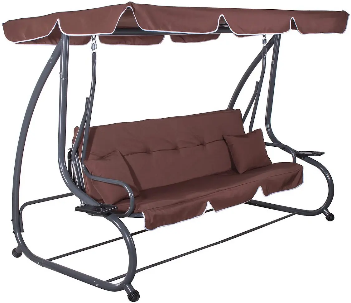 Садовые качели Springos Linda GS0004 (Brown) - 2