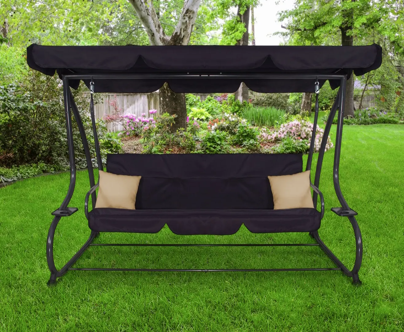 Садовые качели Springos Linda GS0016 (Black)