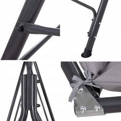 Садовые качели Springos Luna GS0013 (Gray) Thumb