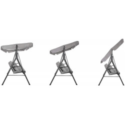 Садовые качели Springos Luna GS0013 (Gray) Thumb