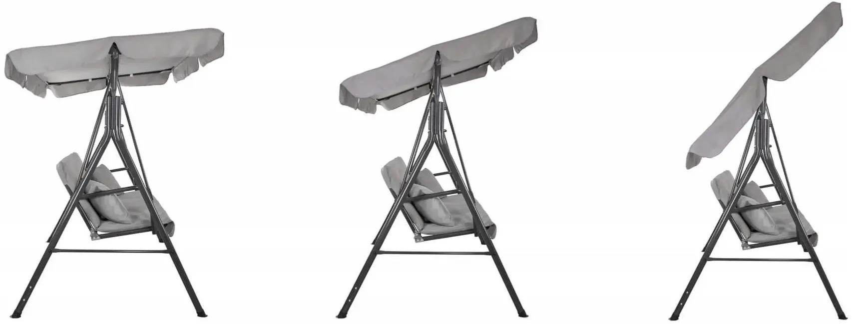 Садовые качели Springos Luna GS0013 (Gray) - 10