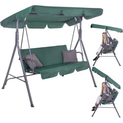 Садовые качели Springos Luna GS0029 (Green) Thumb