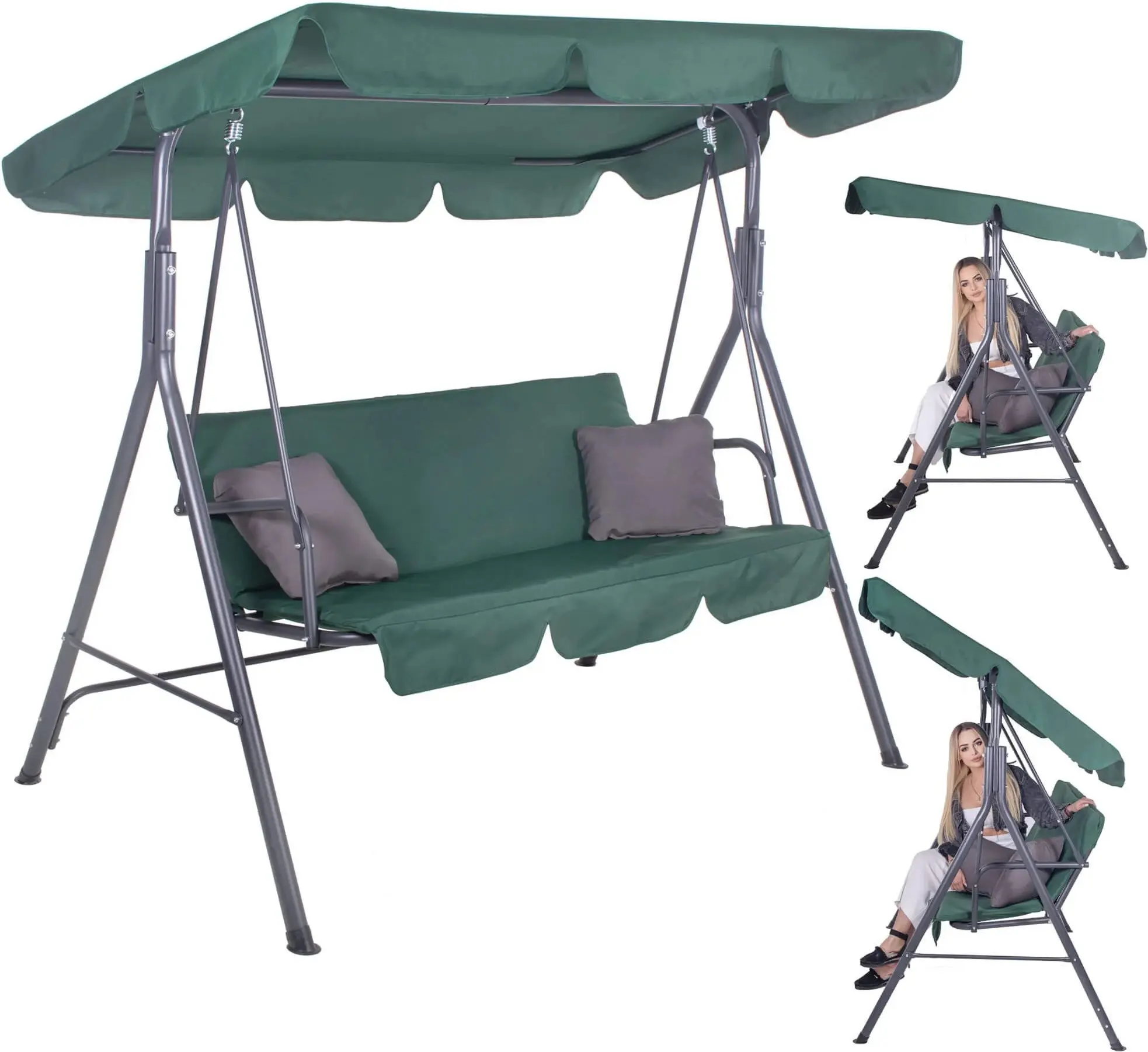 Садовые качели Springos Luna GS0029 (Green) - 6
