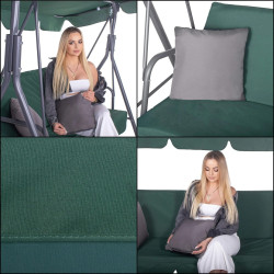 Садовые качели Springos Luna GS0029 (Green) Thumb