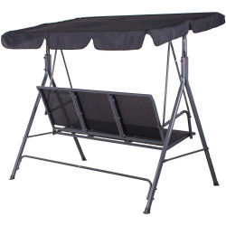 Садовые качели Springos Palermo GS0010 (Black) Thumb