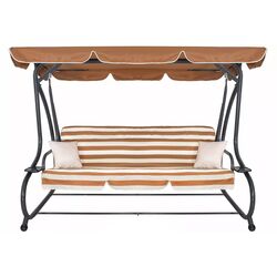 Скамья-качели с тентом Springos Alina GS0017 (Brown) Thumb