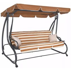 Скамья-качели с тентом Springos Alina GS0017 (Brown)