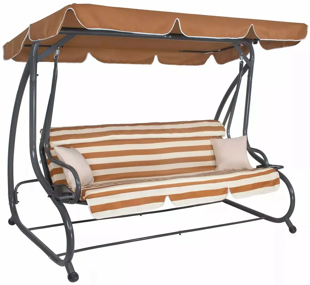 Скамья-качели с тентом Springos Alina GS0017 (Brown)