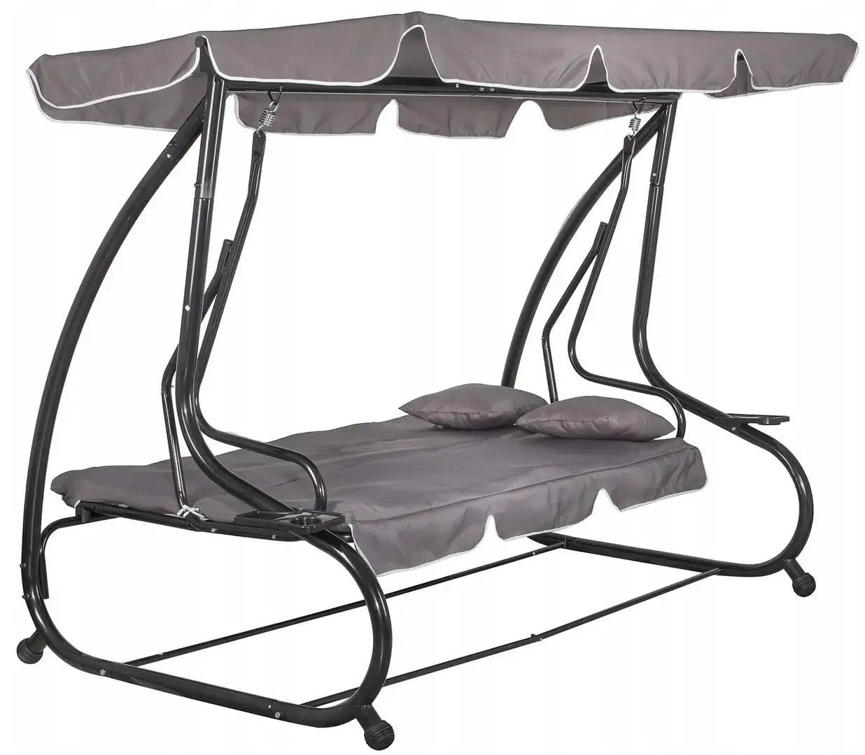 Скамья-качели с тентом Springos Linda GS0003 (Grey) - 4