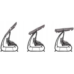 Скамья-качели с тентом Springos Linda GS0003 (Grey) Thumb