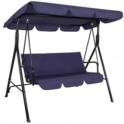 Скамья-качели с тентом Springos Luna (Blue)