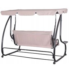 Скамья-качели с тентом Springos Venezia GS0006 (Cream) Thumb