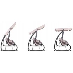 Скамья-качели с тентом Springos Venezia GS0006 (Cream) Thumb