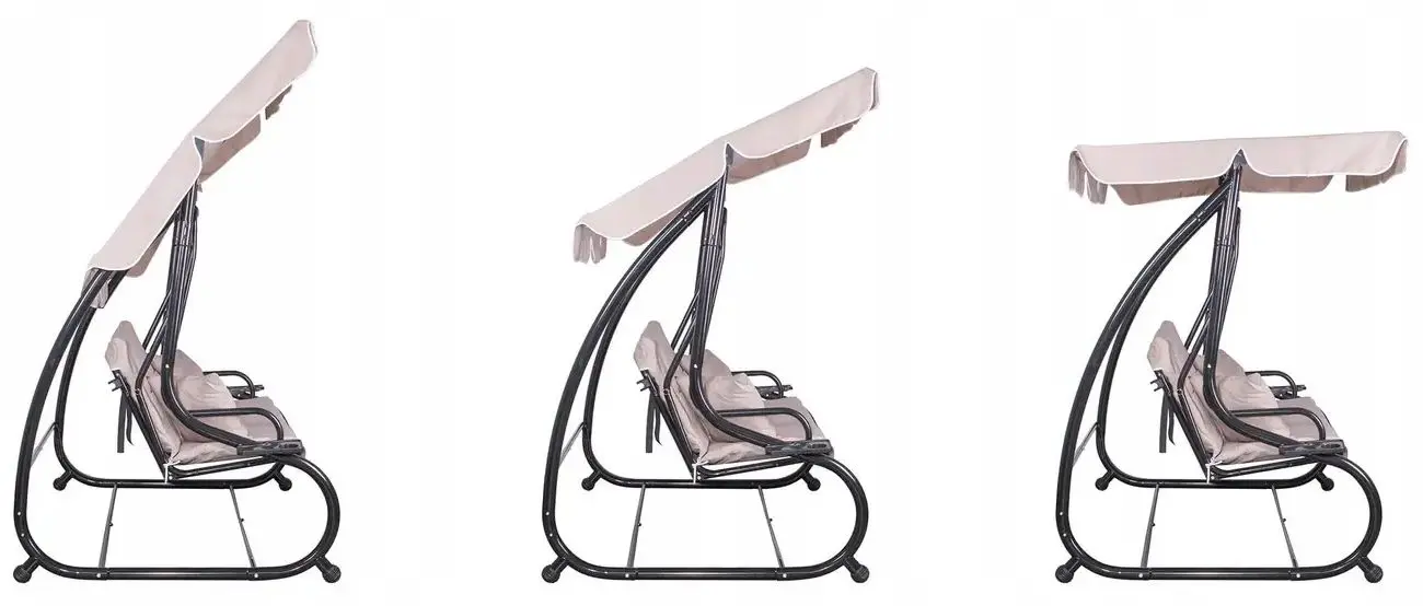 Скамья-качели с тентом Springos Venezia GS0006 (Cream) - 5