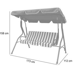 Scaun balansoar Strend Pro Garfield (Green) Thumb