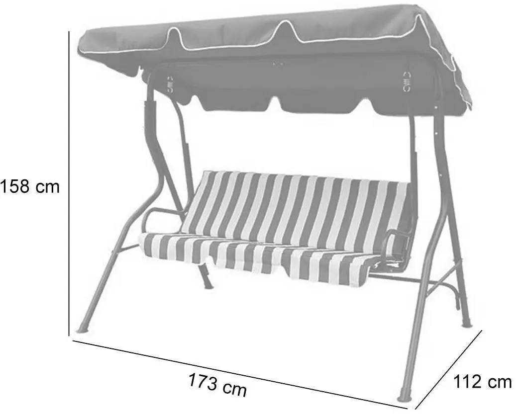 Scaun balansoar Strend Pro Garfield (Green)