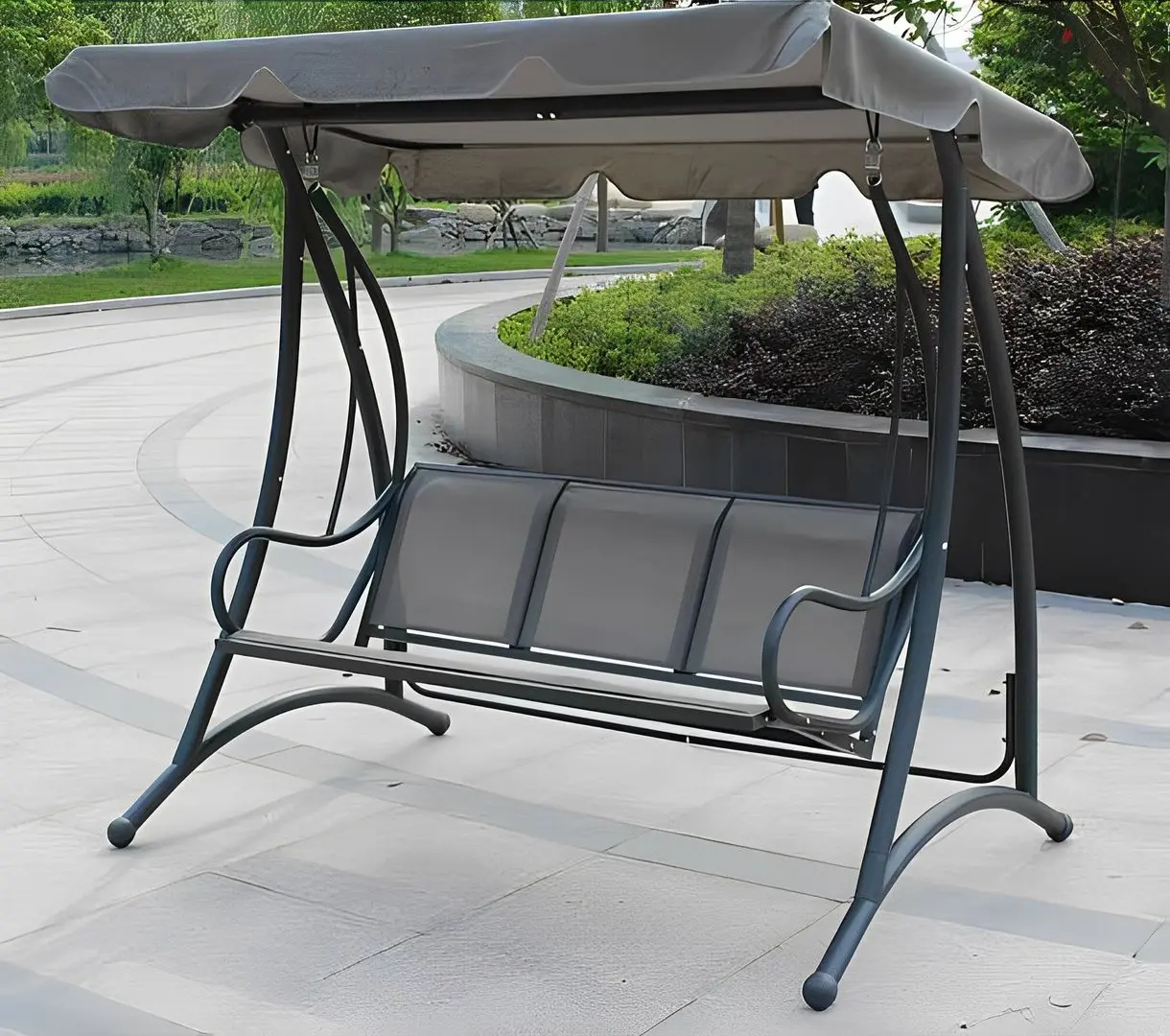 Scaun balansoar Strend Pro Lenox (Grey)