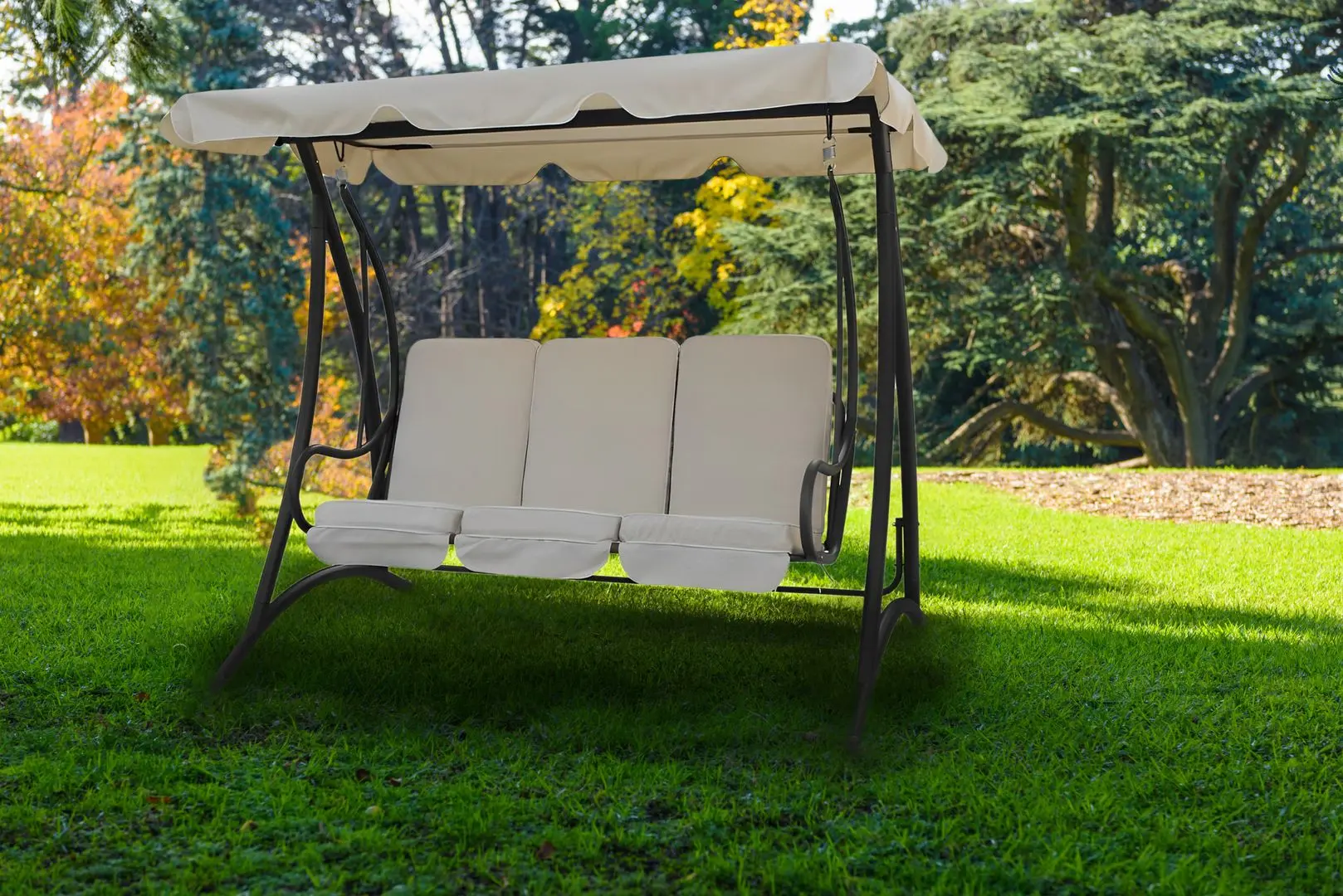 Scaun balansoar Strend Pro Qena (Beige)