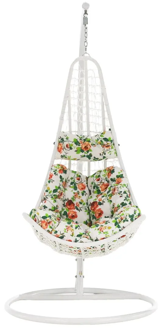 Кресло Tempo Kondela Kalea 2 New (White/Flowers)