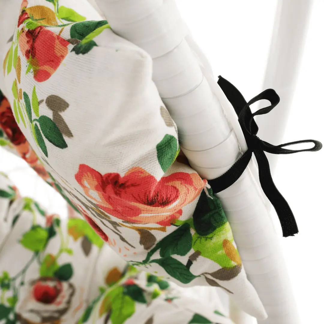 Кресло Tempo Kondela Kalea 2 New (White/Flowers)