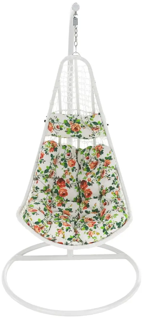 Кресло Tempo Kondela Kalea 2 New (White/Flowers)