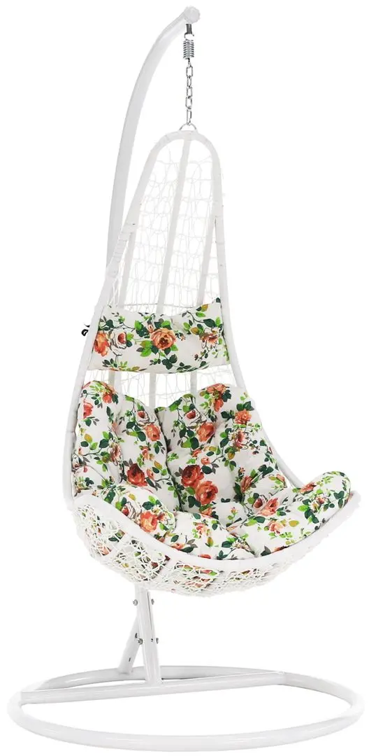 Кресло Tempo Kondela Kalea 2 New (White/Flowers)