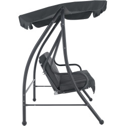 Scaun balansoar cu copertină Tempo Kondela Kemi (Gray) Thumb