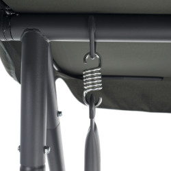 Scaun balansoar cu copertină Tempo Kondela Kemi (Gray) Thumb