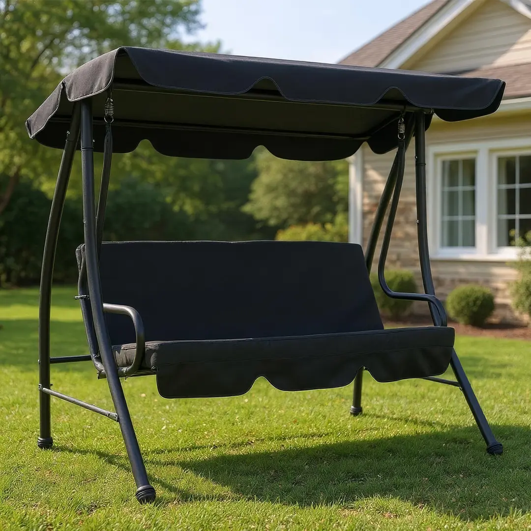 Scaun balansoar cu copertină Tempo Kondela Kemi (Gray)