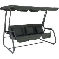 Скамья-качели с тентом Tempo Kondela Mija (Dark Gray) Thumb