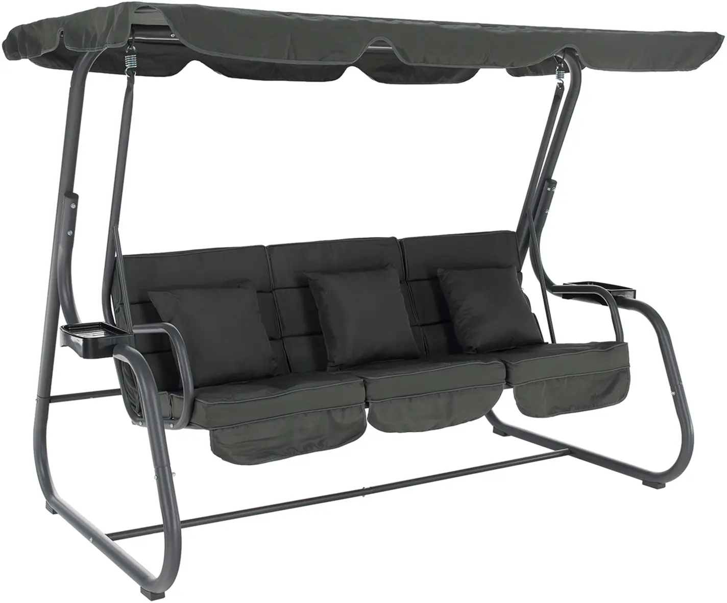 Скамья-качели с тентом Tempo Kondela Mija (Dark Gray) - 2