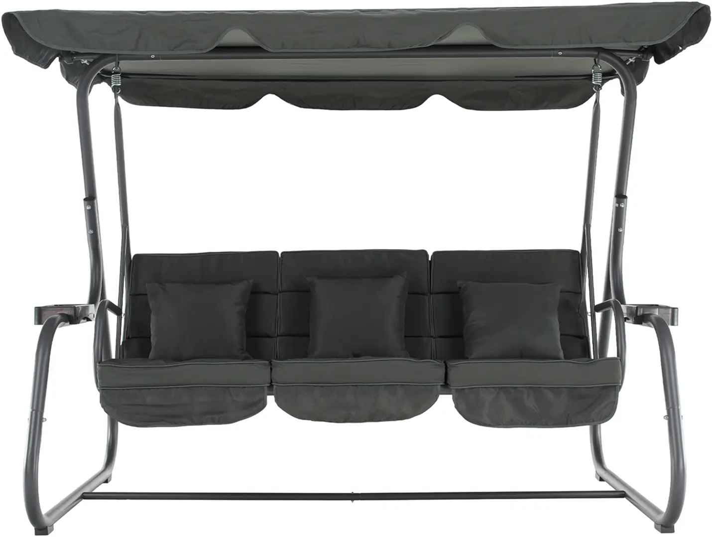 Скамья-качели с тентом Tempo Kondela Mija (Dark Gray) - 3