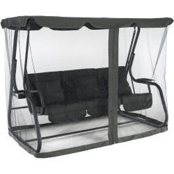 Скамья-качели с тентом Tempo Kondela Mija (Dark Gray) Thumb