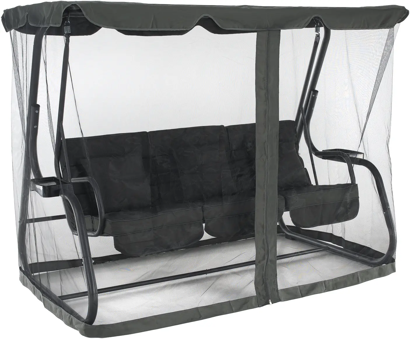 Скамья-качели с тентом Tempo Kondela Mija (Dark Gray) - 4