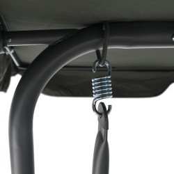 Скамья-качели с тентом Tempo Kondela Mija (Dark Gray) Thumb