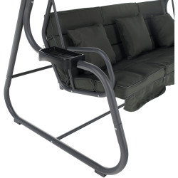 Скамья-качели с тентом Tempo Kondela Mija (Dark Gray) Thumb