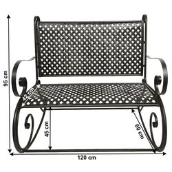 Скамья-качалка Tempo Kondela Magina (Black) Thumb