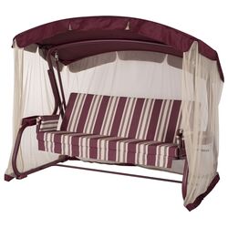 Скамья-качели с тентом Mayorka (Burgundy)