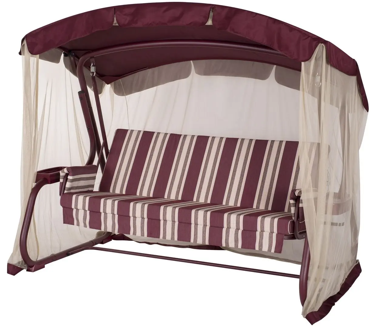 Скамья-качели с тентом Mayorka (Burgundy)
