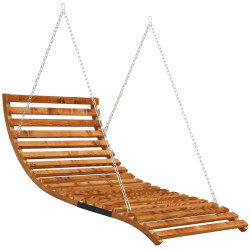 Садовые качели с тентом VidaXL 3200625 (Natural/Cream) Thumb