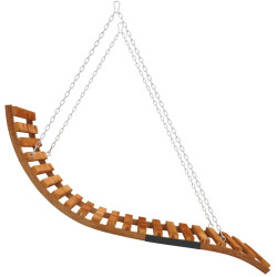 Садовые качели с тентом VidaXL 3200626 (Natural/Anthracite) Thumb