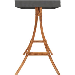 Садовые качели с тентом VidaXL 3200626 (Natural/Anthracite) Thumb